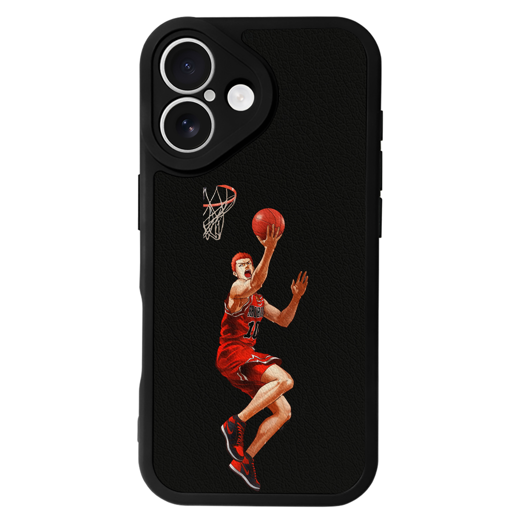 （画像用） SLAM DUNK／スラムダンク 【iPhone 16シリーズ対応】シリコンスマホケース（レザー調） 材質：シリコン